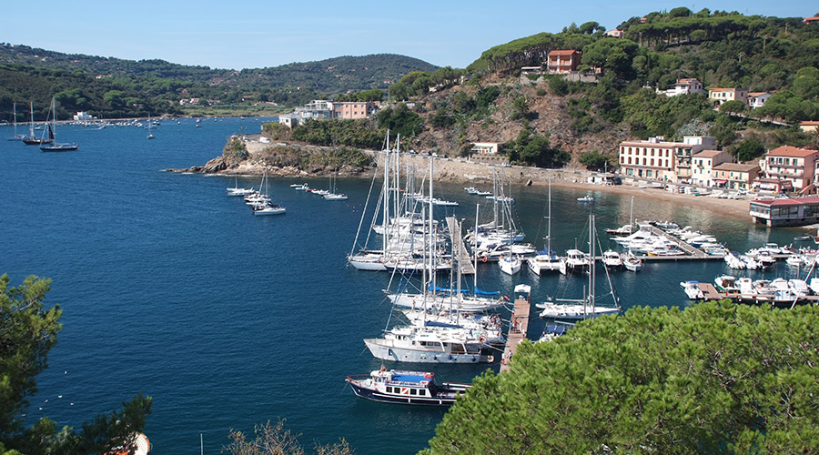 Porto Azzurro auf der Insel Elba